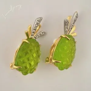 Alexis Bittar Jewelry Alexis Bittar Lucite Pineapple Clio Earrings Poshmark